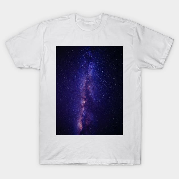 Purple Glitter Galaxy T-Shirt by NewburyBoutique